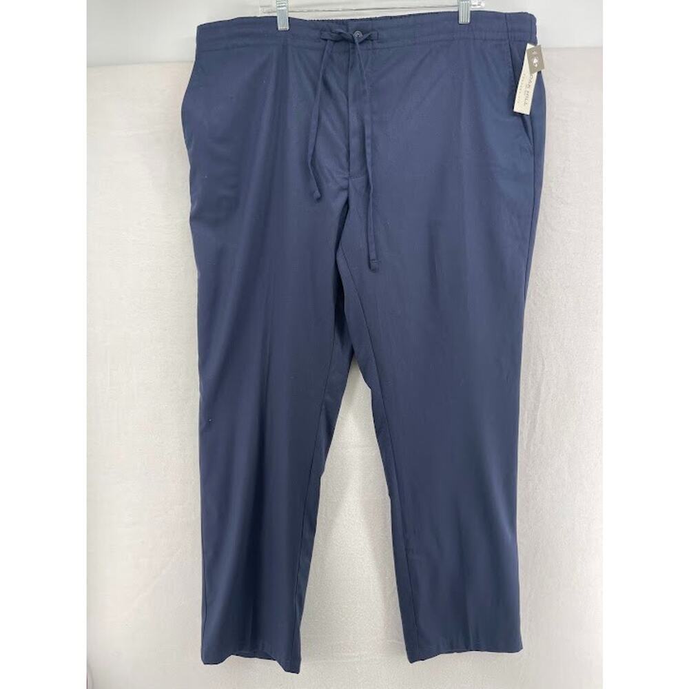 Oak Hill by DXL Big & Tall Navy Blue Modern Fit Pull On Pants Size 40 x 32 NWT